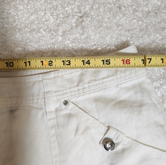 INC International Concepts White Cargo Shorts Relaxed Fit - Picture 8 of 11